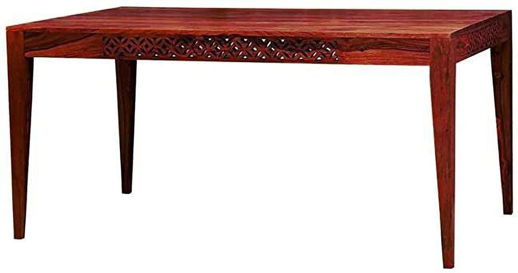 Sheesham Wood 6 Seater Dining Table Set with Chairs