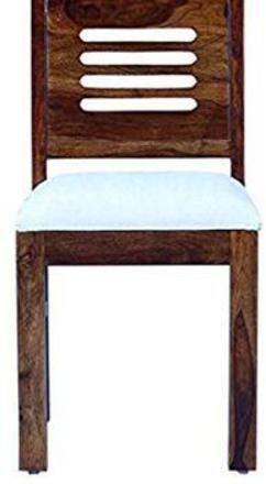 Solid Sheesham Wood Dining Chair Set of 2 with Cushion