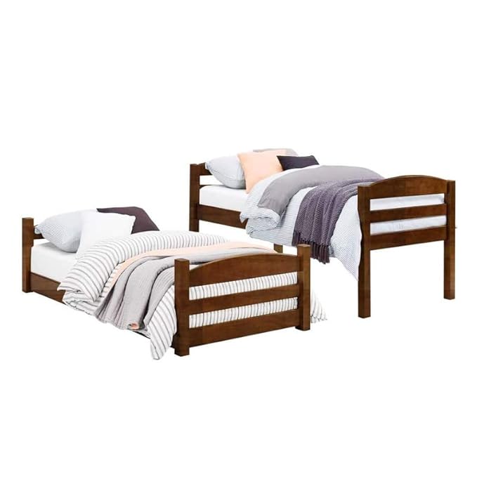 Mewar furniture Sheesham Wood Bunk Bed for Bedroom Home (Natural Finish)