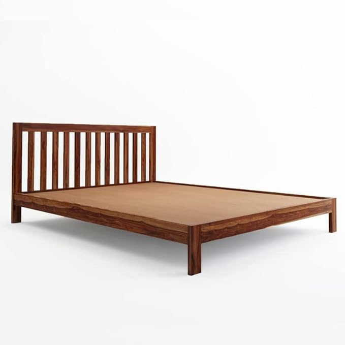 Solid Sheesham Wooden King Size Bed for Bedroom