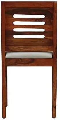 Solid Sheesham Wood Dining Chair Set of 2 with Cushion