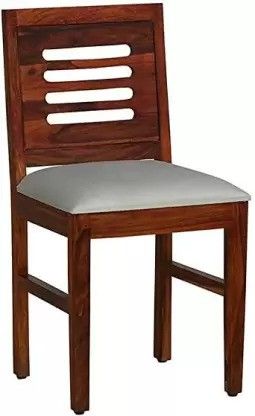 Solid Sheesham Wood Dining Chair Set of 2 with Cushion