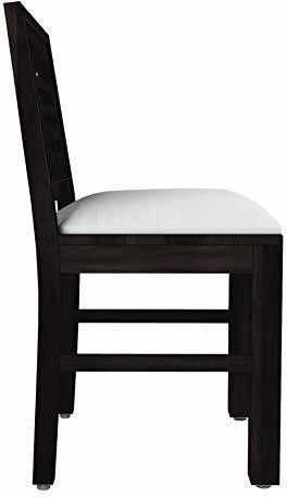 Solid Sheesham Wood Dining Chair Set of 2 with Cushion