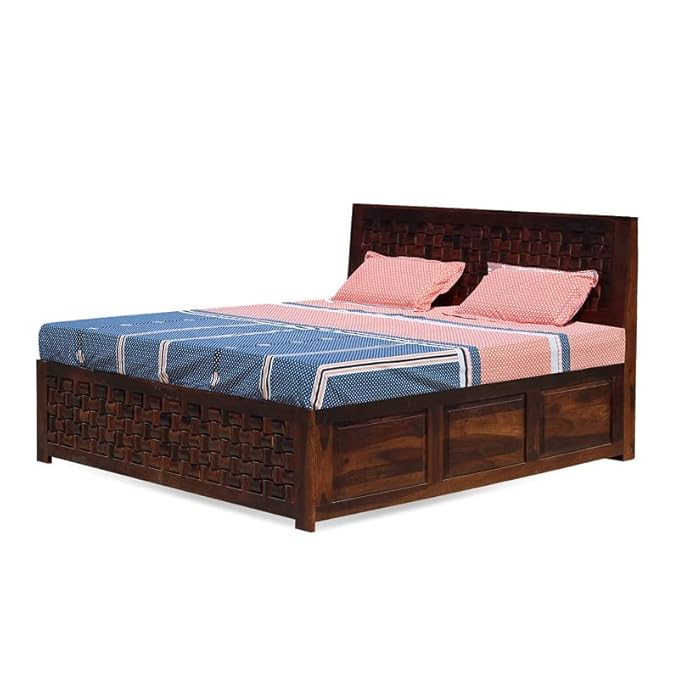 Solid Sheesham Wood King Size Bed