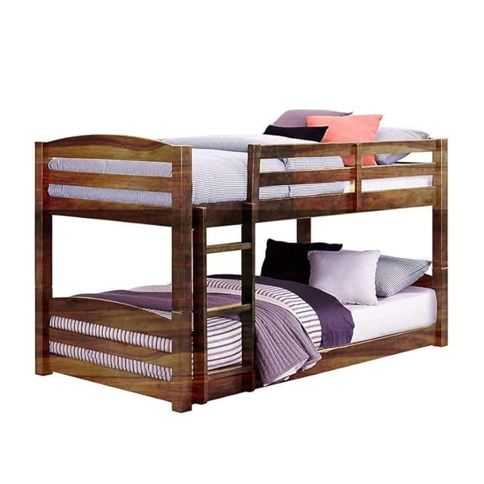 Mewar furniture Sheesham Wood Bunk Bed for Bedroom Home (Natural Finish)