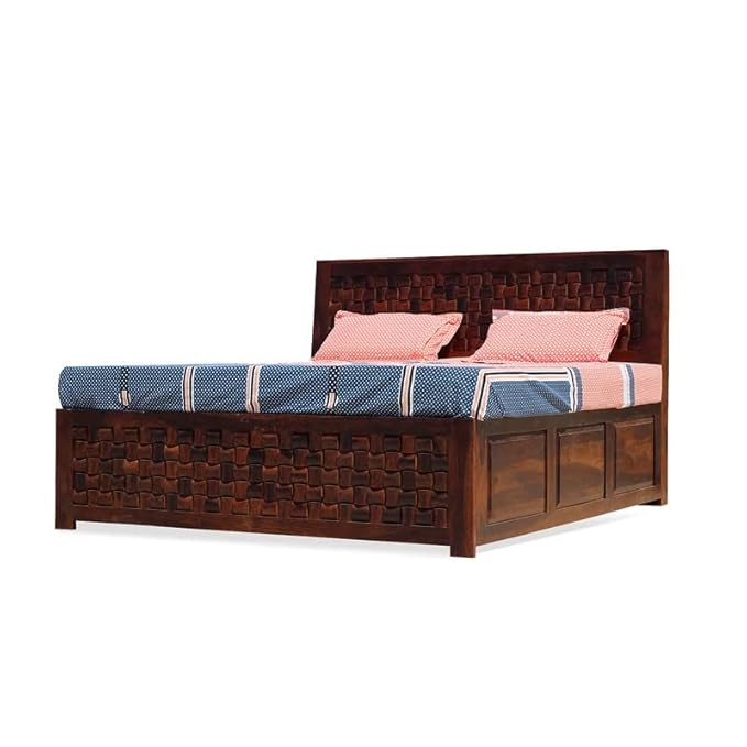 Solid Sheesham Wood King Size Bed