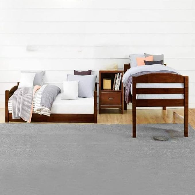 Mewar furniture Sheesham Wood Bunk Bed for Bedroom Home (Natural Finish)