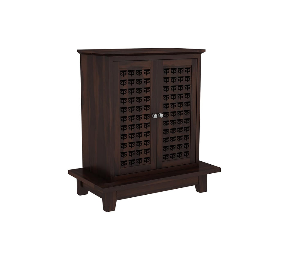 Solid Sheesham Wood Floor Standing Pooja Mandir