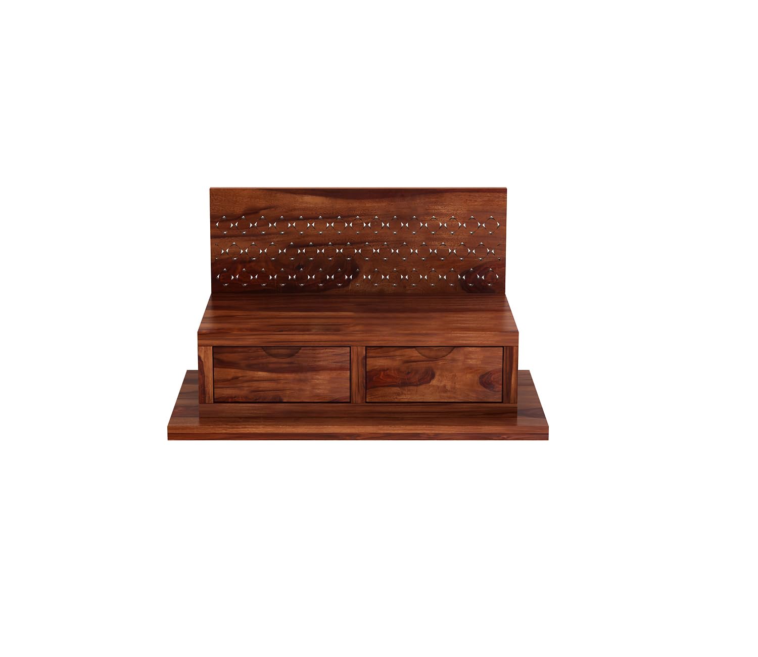 Sheesham Wood Wall Mounted Pooja Mandir