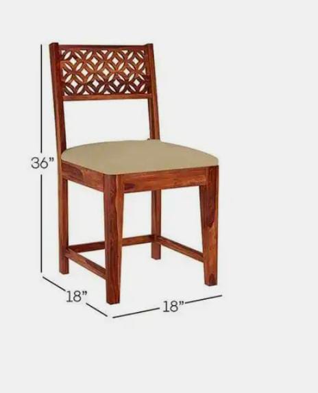 Sheesham Wood 6 Seater Dining Table Set with Chairs