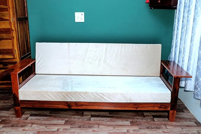 Wudniture Sheesham Wood 3 Seater Sofa