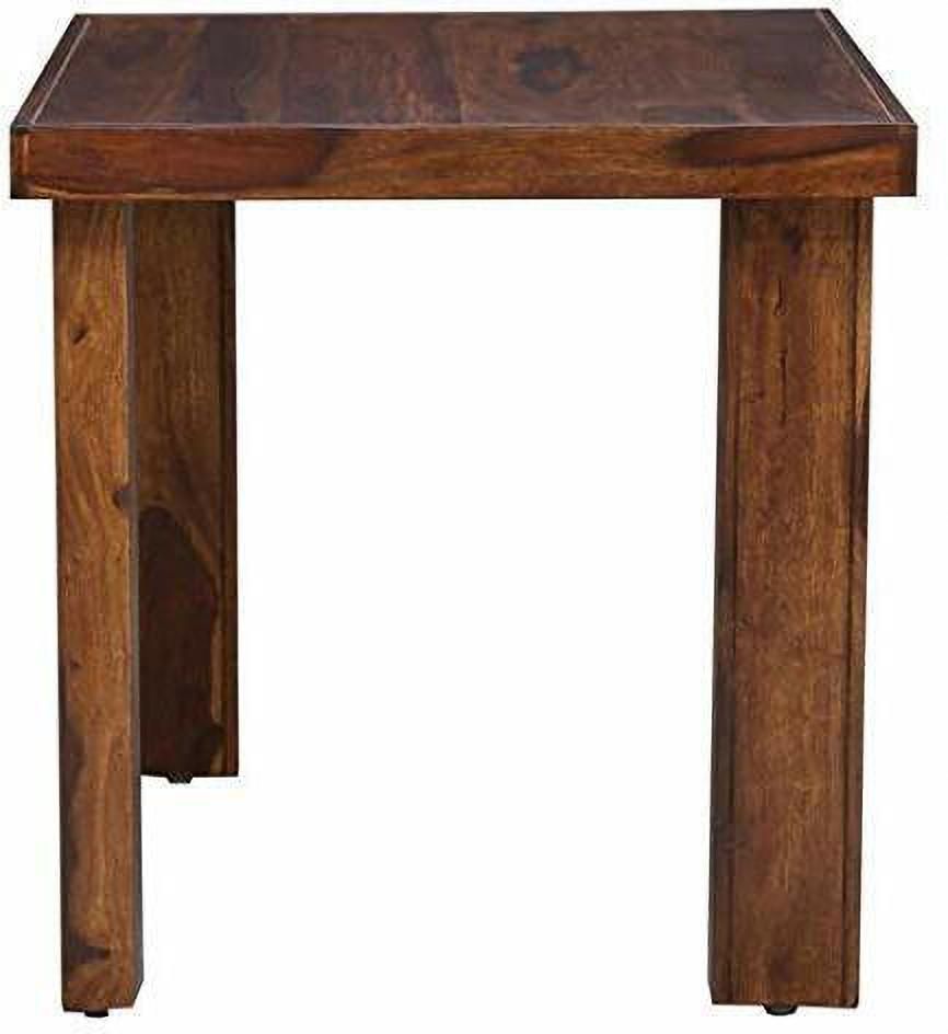 Solid Sheesham Wood 2 Seater Dining Table Set