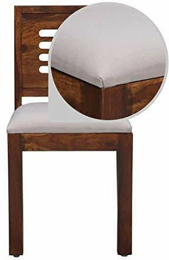 Solid Sheesham Wood 2 Seater Dining Table Set