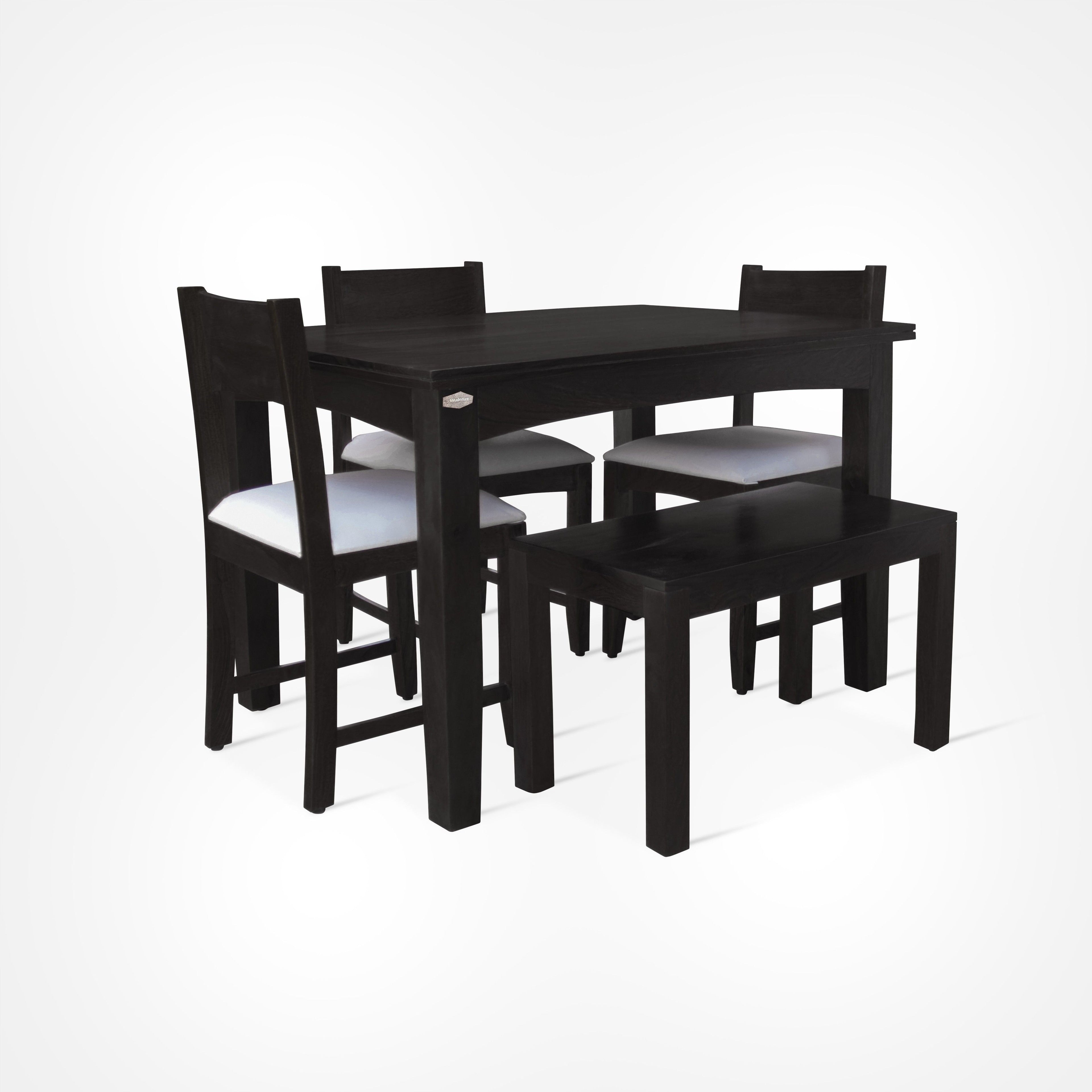 Sheesham Wood 4 Seater Dining Table Set