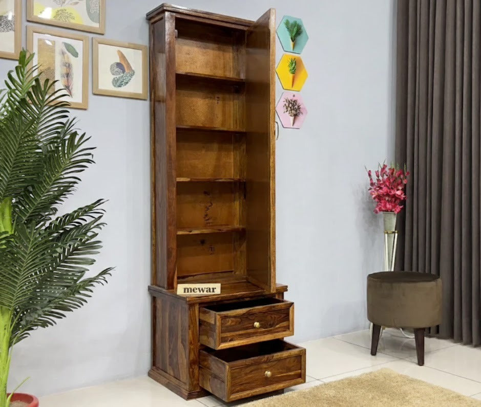 Sheesham Wood Dressing Table with Full-Length Mirror