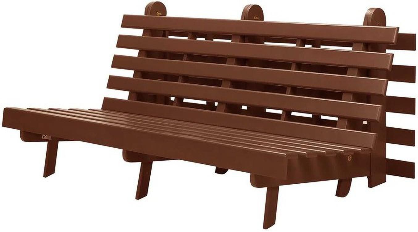 2 Seater Wooden Futon Sofa Bed